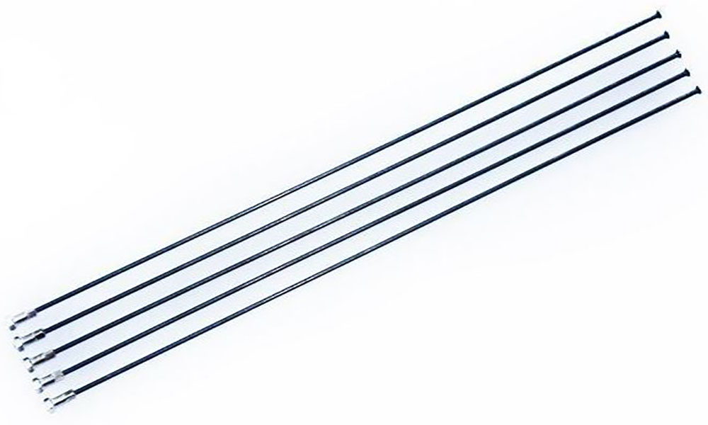 Спиця передня CAMPAGNOLO для коліс Khamsin Front 281mm Black Round 3 Спиця передня CAMPAGNOLO для коліс Khamsin Front 281mm Black Round 3