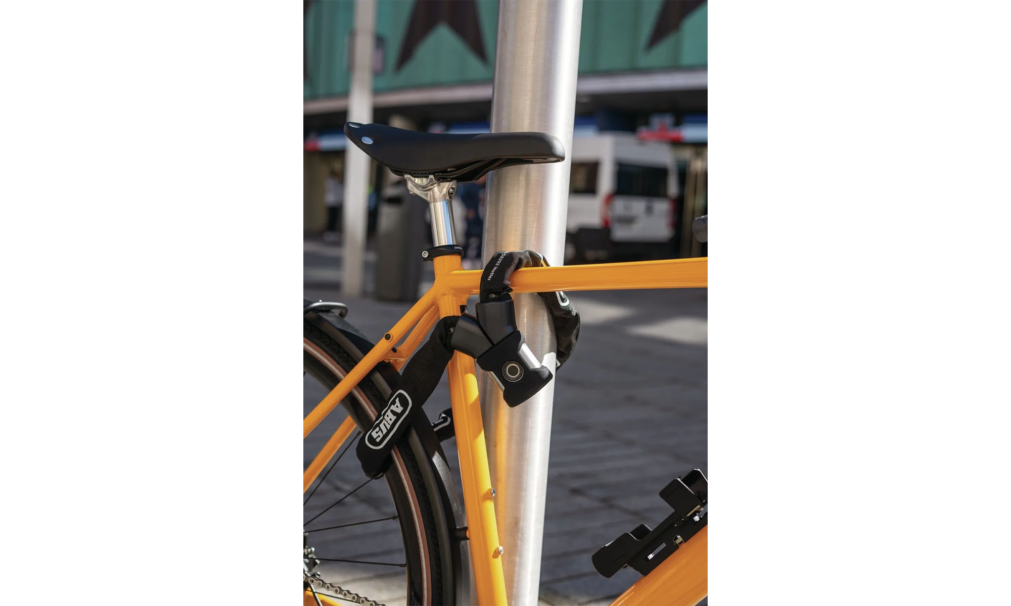 Замок цепной с отпечатком пальца ABUS 7807F/85см, Yardo BK, черный с серебристым 3 Замок цепной с отпечатком пальца ABUS 7807F/85см, Yardo BK, черный с серебристым 3