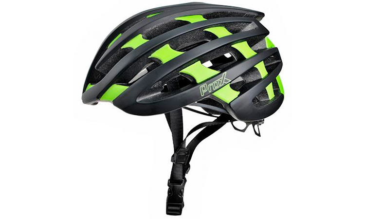 Фотография Шлем велосипедный ProX No Limit, размер L (58-61 см)  Черно-зеленый