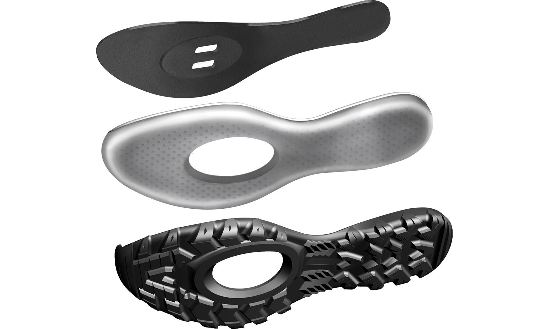 Фотографія Взуття для велосипедів MTB FLR Rexston Black/Neon Yellow, розмір 38 3