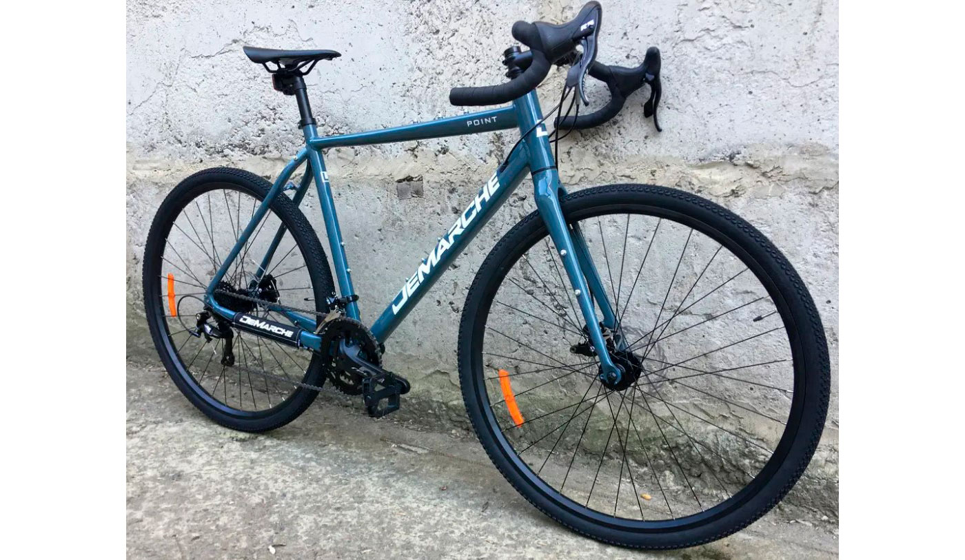 Велосипед DeMARCHE Gravel Point 2x9 28" размер М 2022 Серый 9