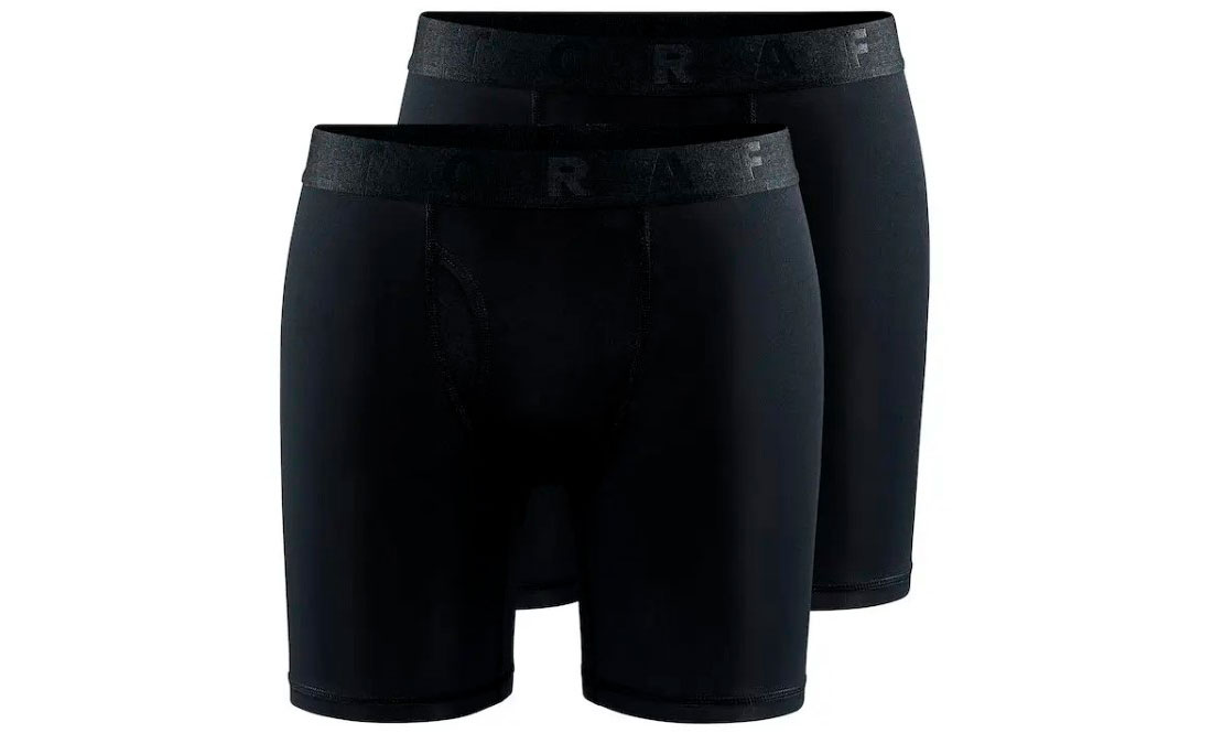 Фотография Комплект мужского белья Craft Core Dry Touch 6-Inch 2-шт, размер М, сезон AW 23, черный
