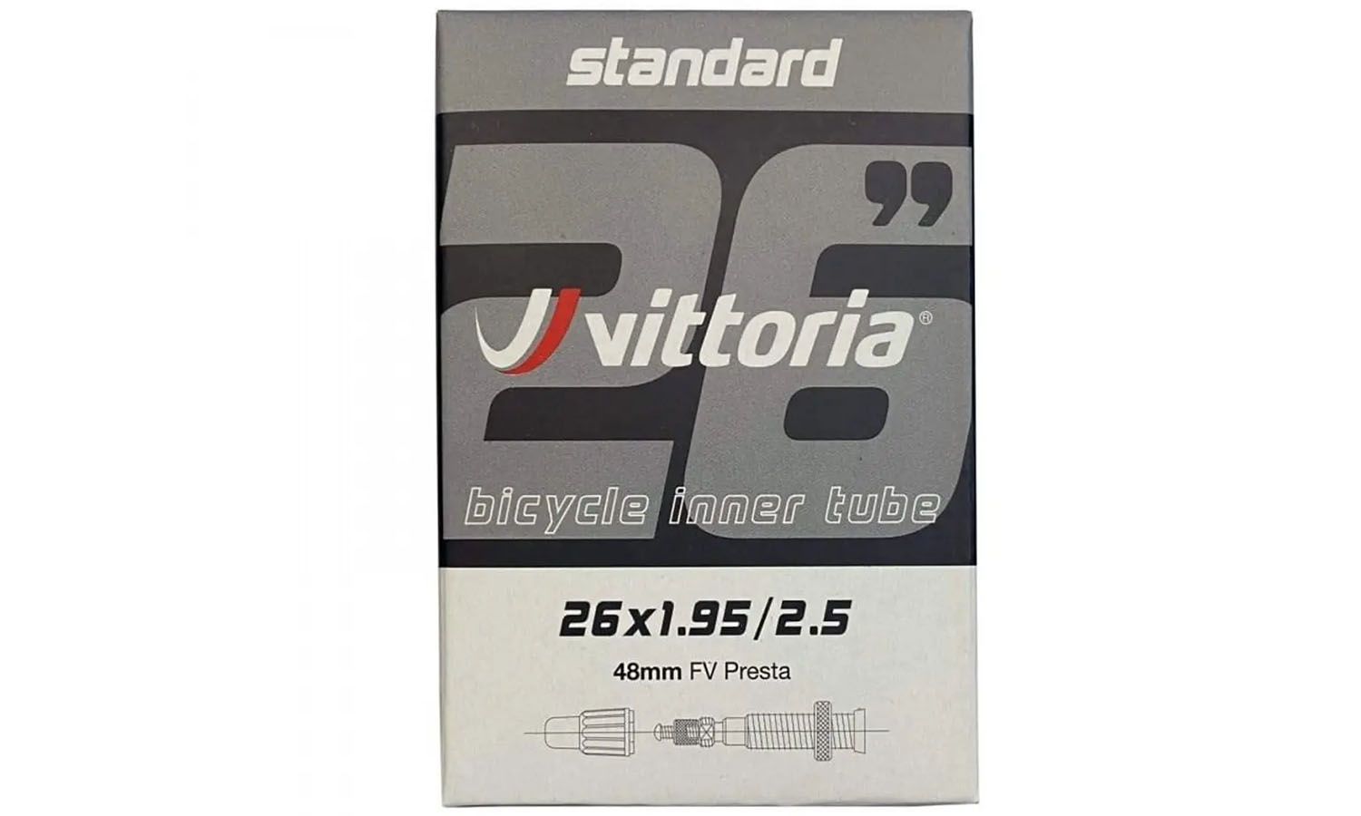 Фотография Камера VITTORIA Off-Road Standard 26x1.95-2.50 FV Presta 48mm