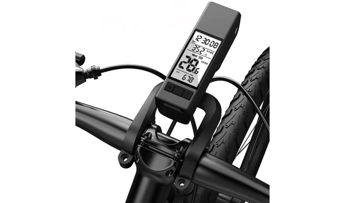 Велокомпьютер Bicycle 3 в 1 USB+ led, черный