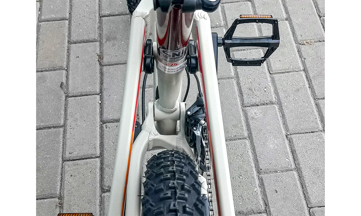 Фотография Велосипед POLYGON SISKIU D5 27,5" (2021) 2021 Красно-бежевый 14