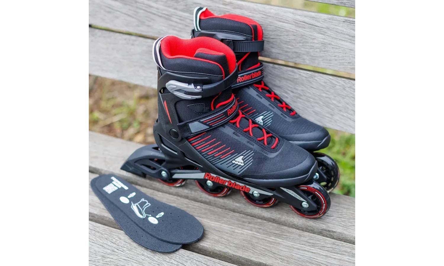Ролики Rollerblade Zetrablade black-red 310 8