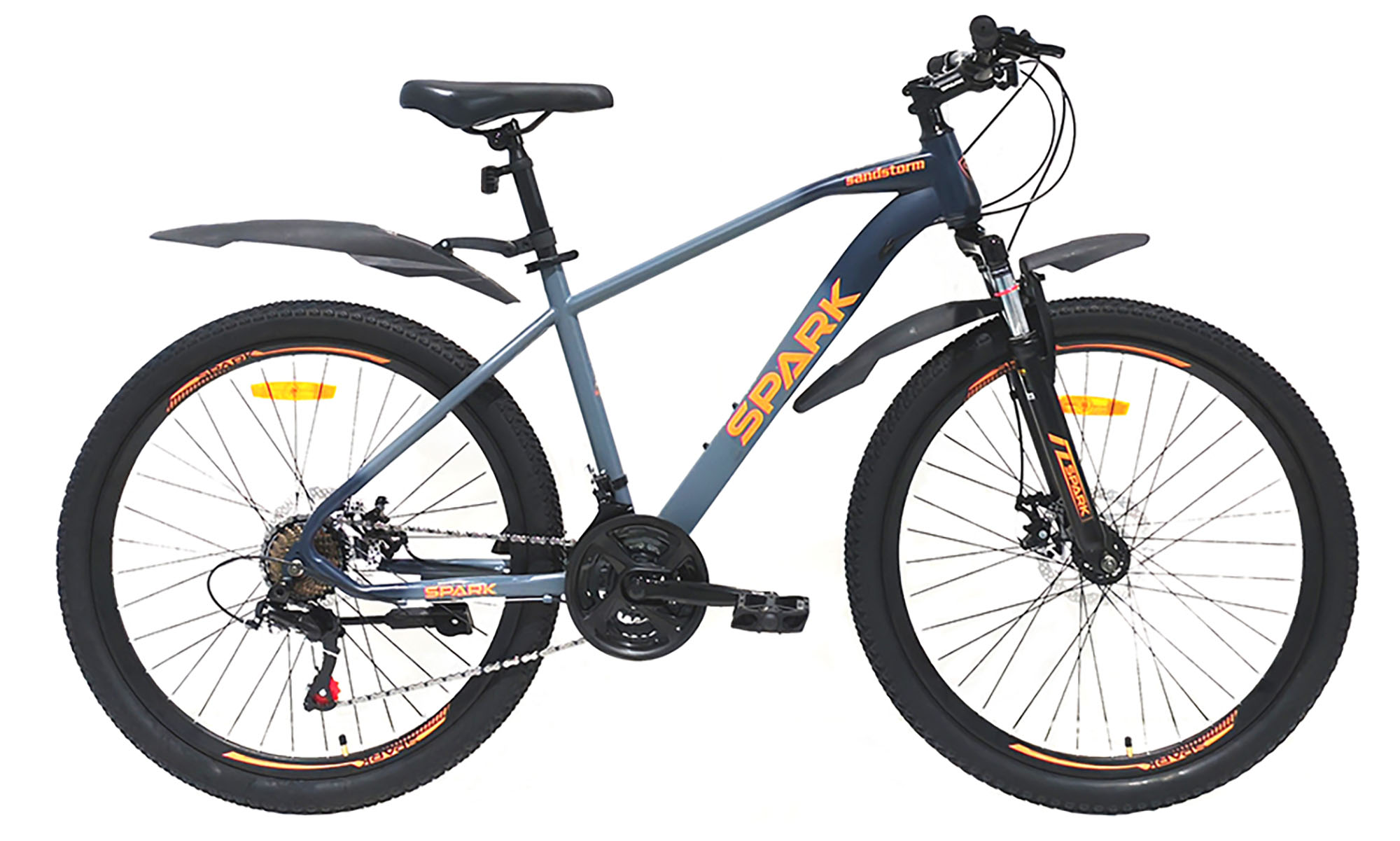 Велосипед SPARK SANDSTROM 26", размер M, рама 17", 2025, серый с темно-серым