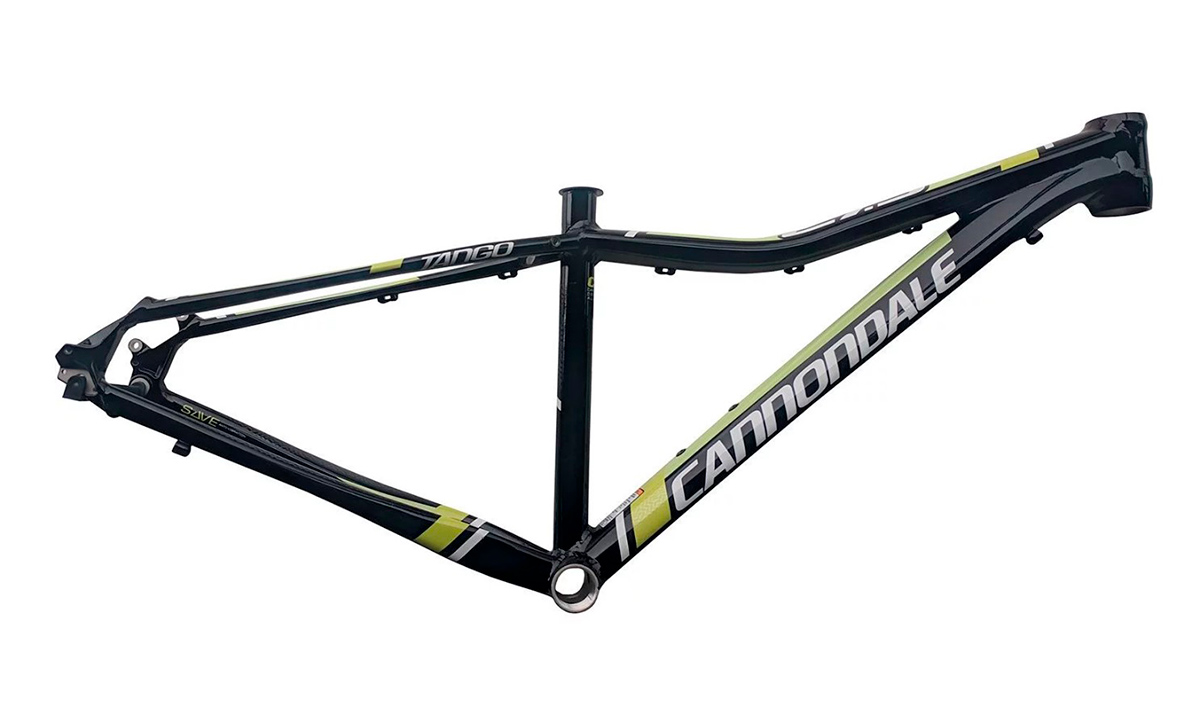 Фотография Рама Cannondale 27,5" Tango 7 (2015), размер рамы L, Черно-зеленый