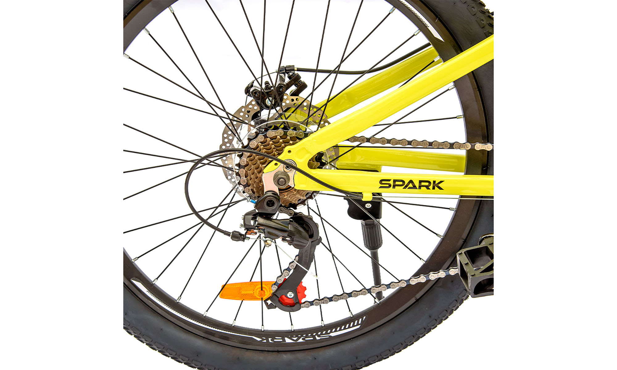Велосипед SPARK PLEASURE 24", размер XXS, рама 11", 2025, желтый 6