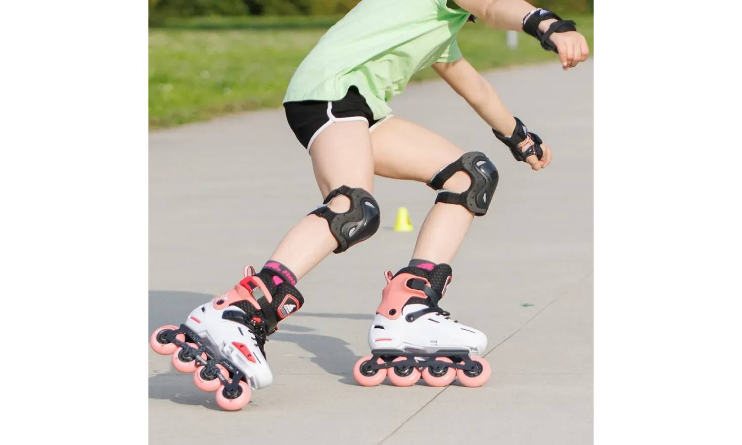 Ролики Rollerblade Apex platinum-coral 33-36 3 Ролики Rollerblade Apex platinum-coral 33-36 3