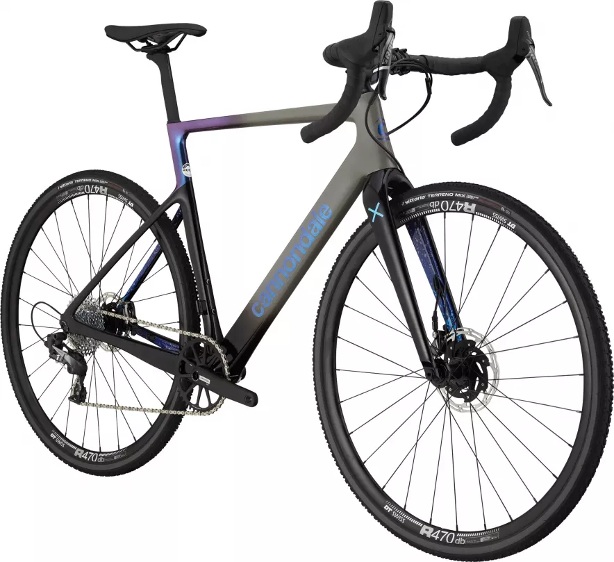 Велосипед Cannondale SUPERSIX EVO CX 28" розмір М, рама 54см 2023 Чорно-сірий 2
