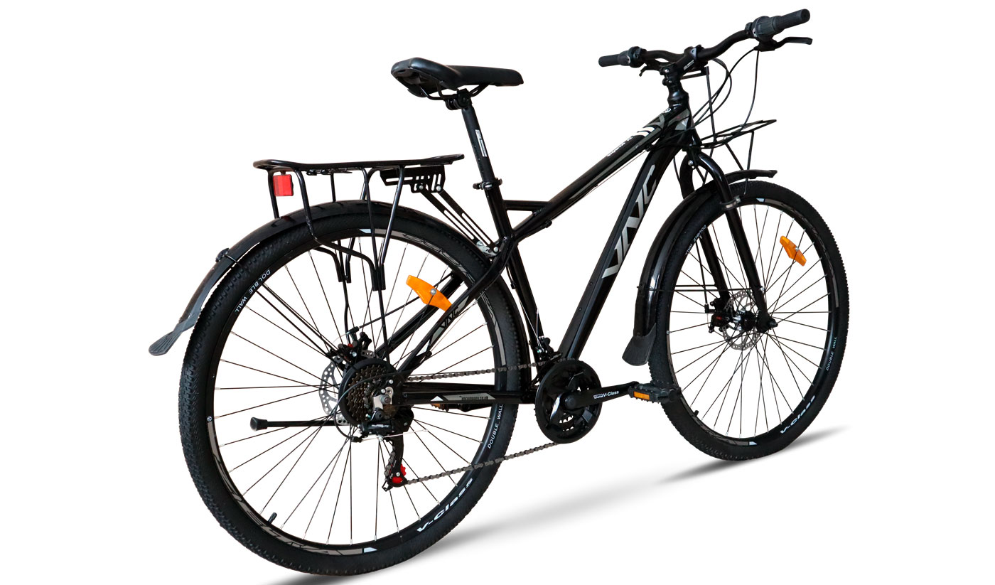Фотография Велосипед VNC Expance A2 Lite 27,5" размер М 2023 Черно-серый 2