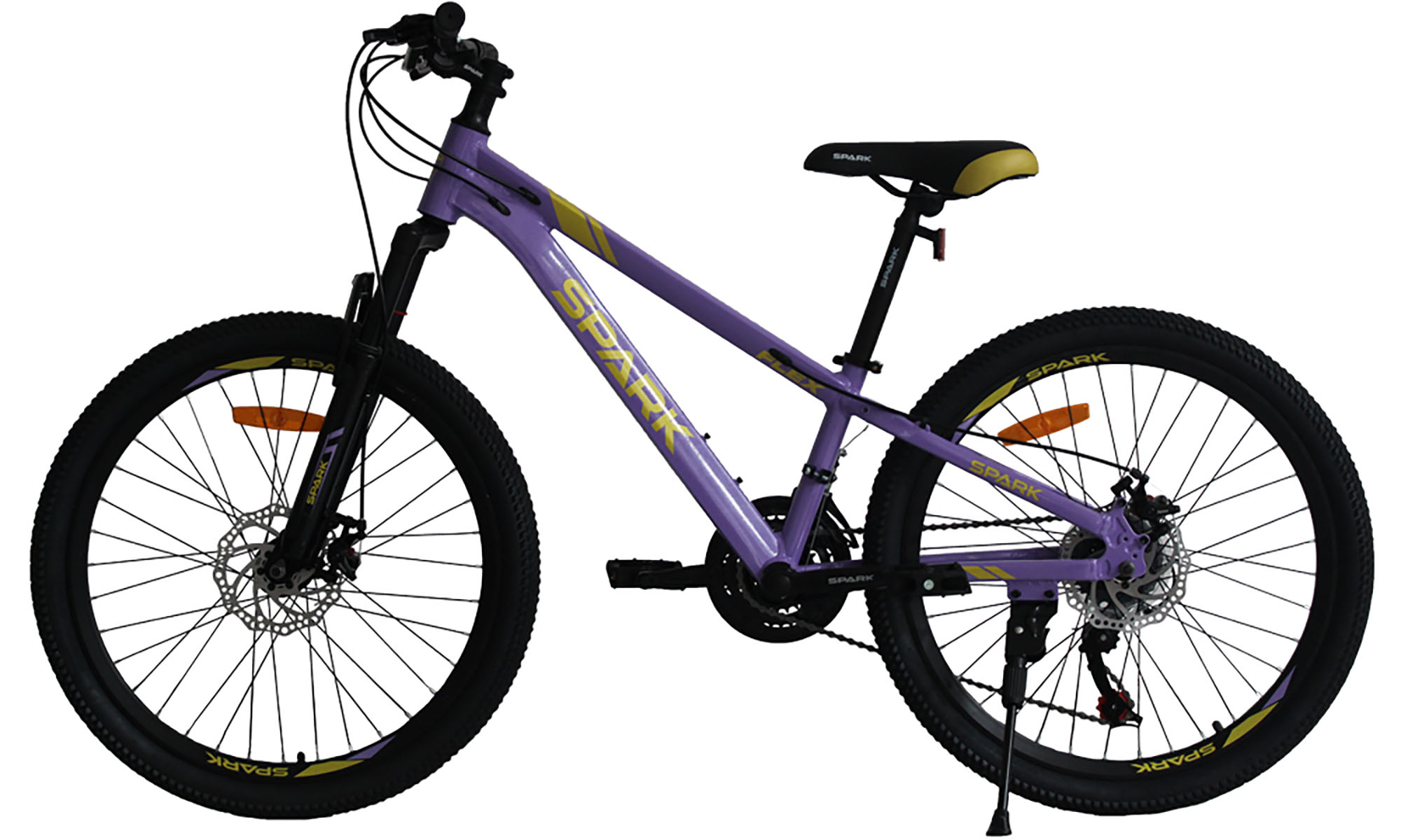 Велосипед SPARK FLEX 24", розмір XXS, рама 11", рік 2026, бузковий 