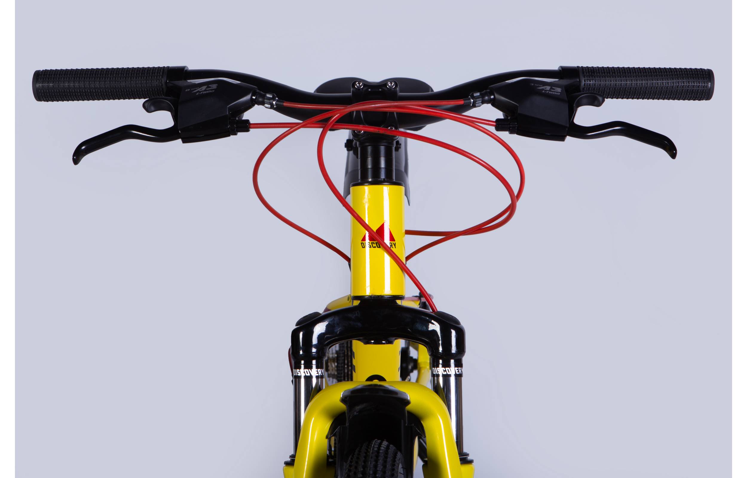 Велосипед Discovery QUBE DD CS 24" размер XXS рама 11,5" 2025 желто-черный 2