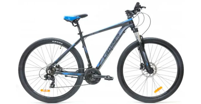 Фотографія Велосипед Crosser LEON 29" розмір L рама19 2021 Чорно-синій 