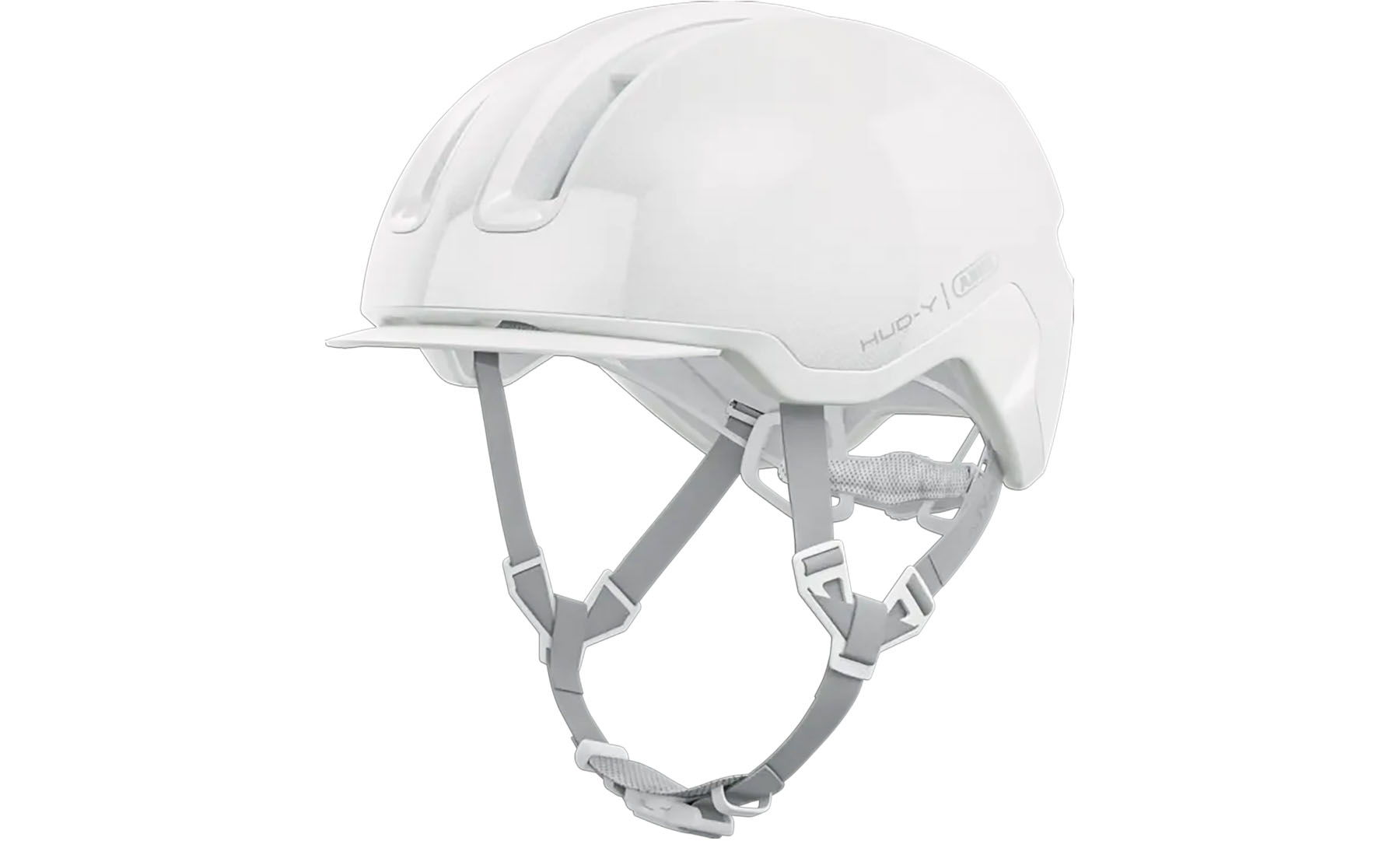 Велошлем ABUS HUD-Y puristic, размер M (54-58 см), белый 5 Велошлем ABUS HUD-Y puristic, размер M (54-58 см), белый 5