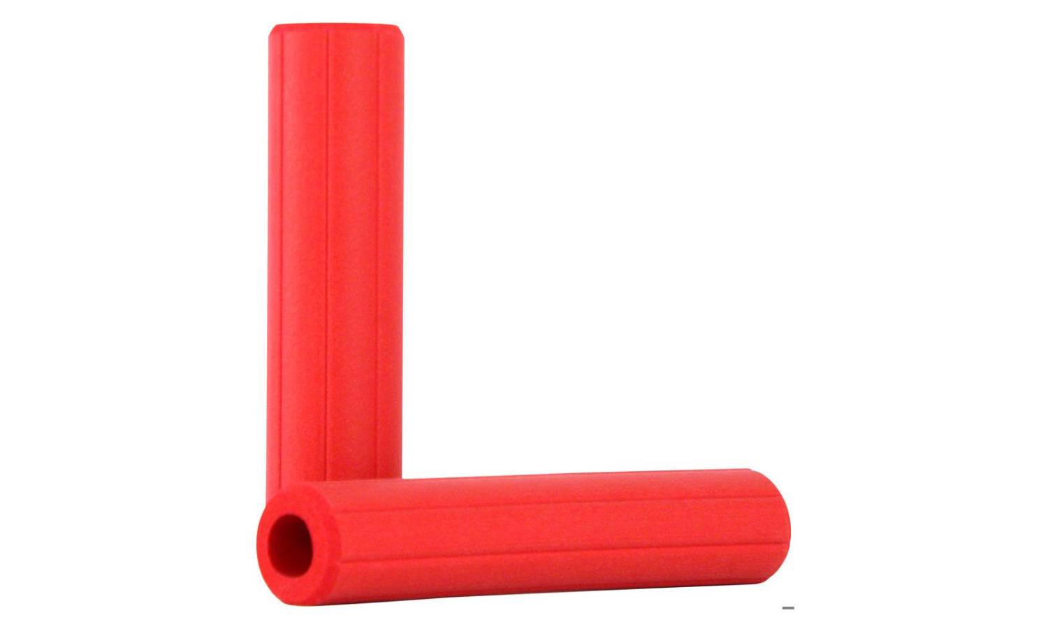 Гріпси ESI Ribbed Chunky Red Silicone Bicycle Grips 9