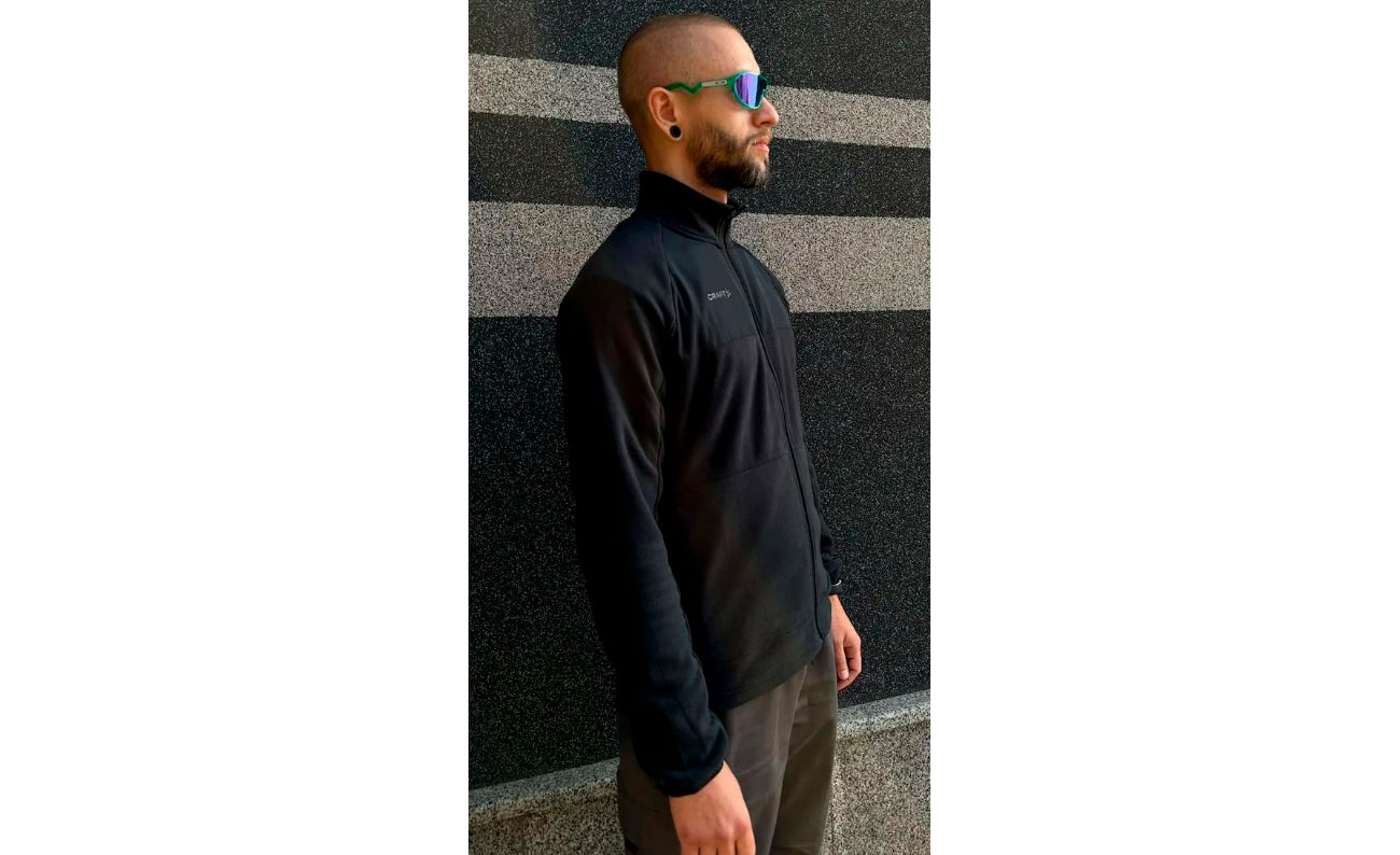 Фотография Кофта Craft ADV Explore Fleece midlayer мужская, размер М, сезон AW 23, черный 3