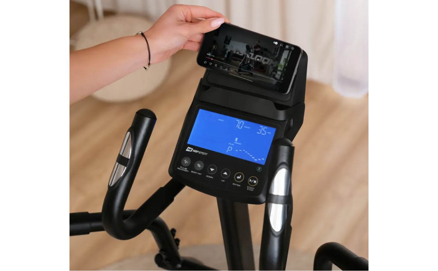 Орбитрек Hop-Sport HS-140CF Rock электромагнитный 6 Орбитрек Hop-Sport HS-140CF Rock электромагнитный 6