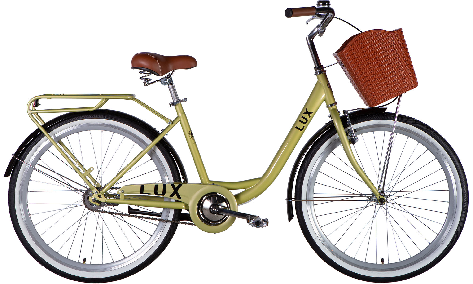 Велосипед Dorozhnik LUX Velosteel 26", размер M, рама 17", год 2025, бледно-зеленый 