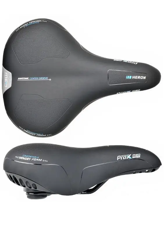 Седло ProX Heron Med Memory Foam, черный 2