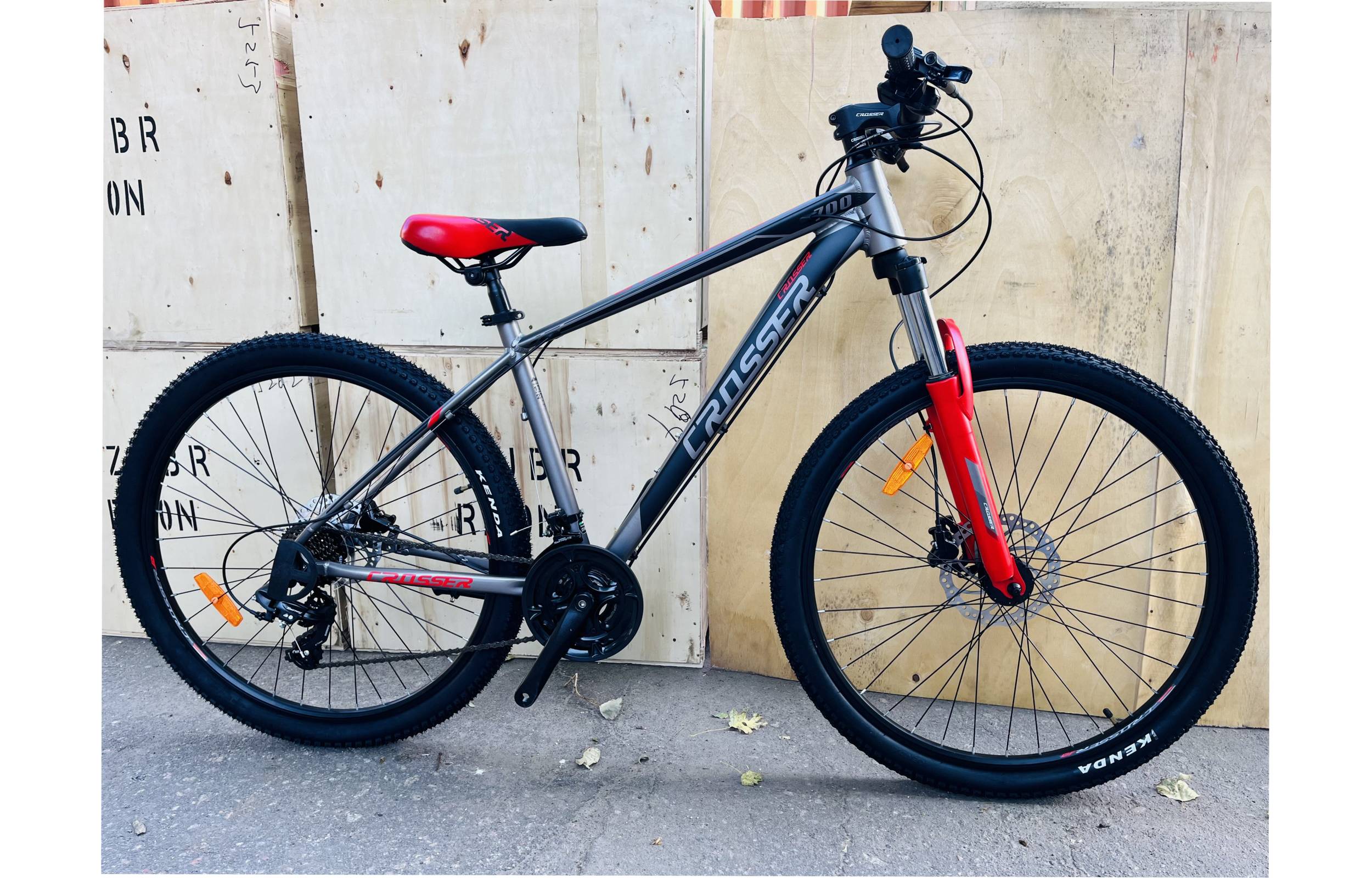 Фотографія Велосипед Crosser First MT-042 3х7 27,5" размер М рама 17,5 2021 Серый