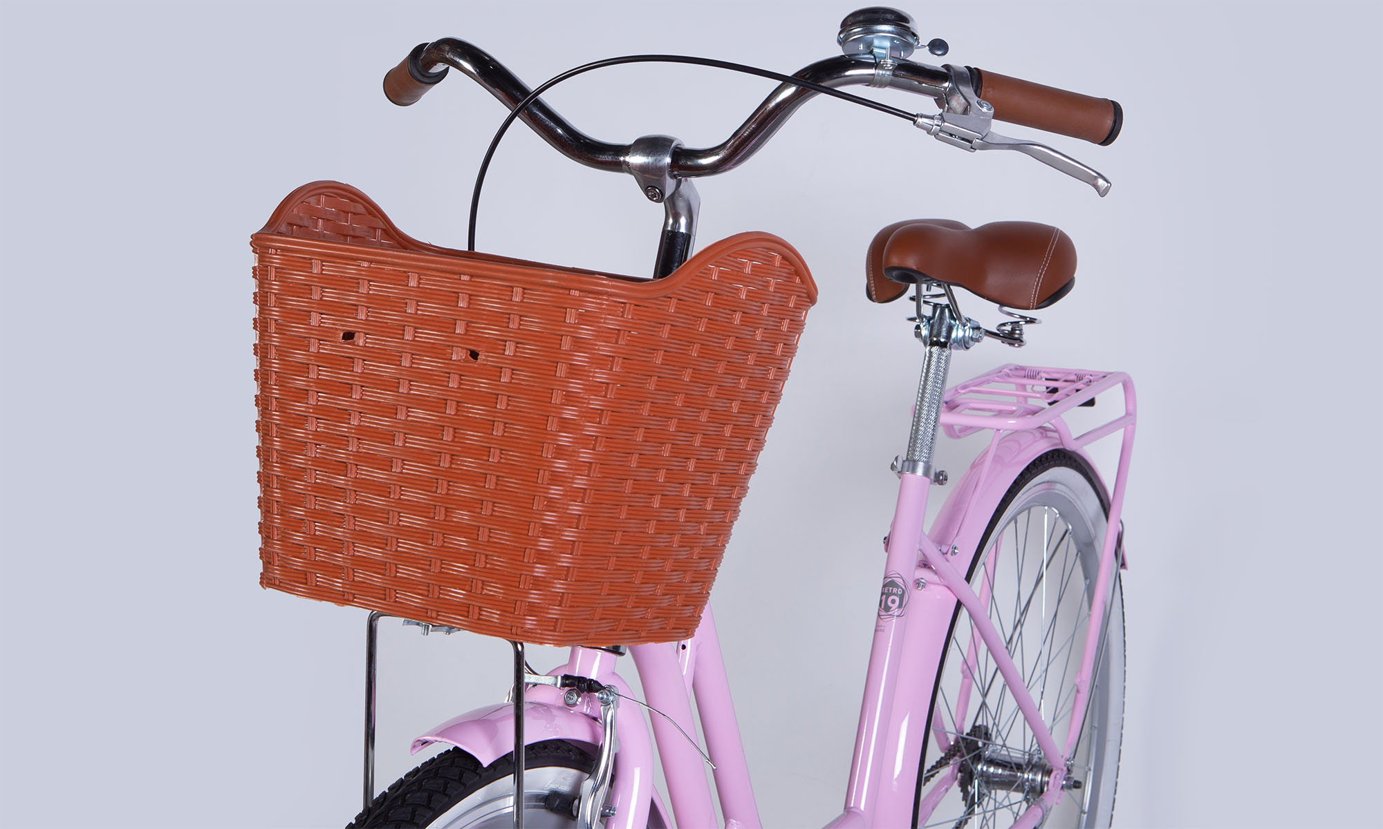 Велосипед Dorozhnik RETRO Velosteel 28", размер L, рама 19", 2025, светло-розовый  4