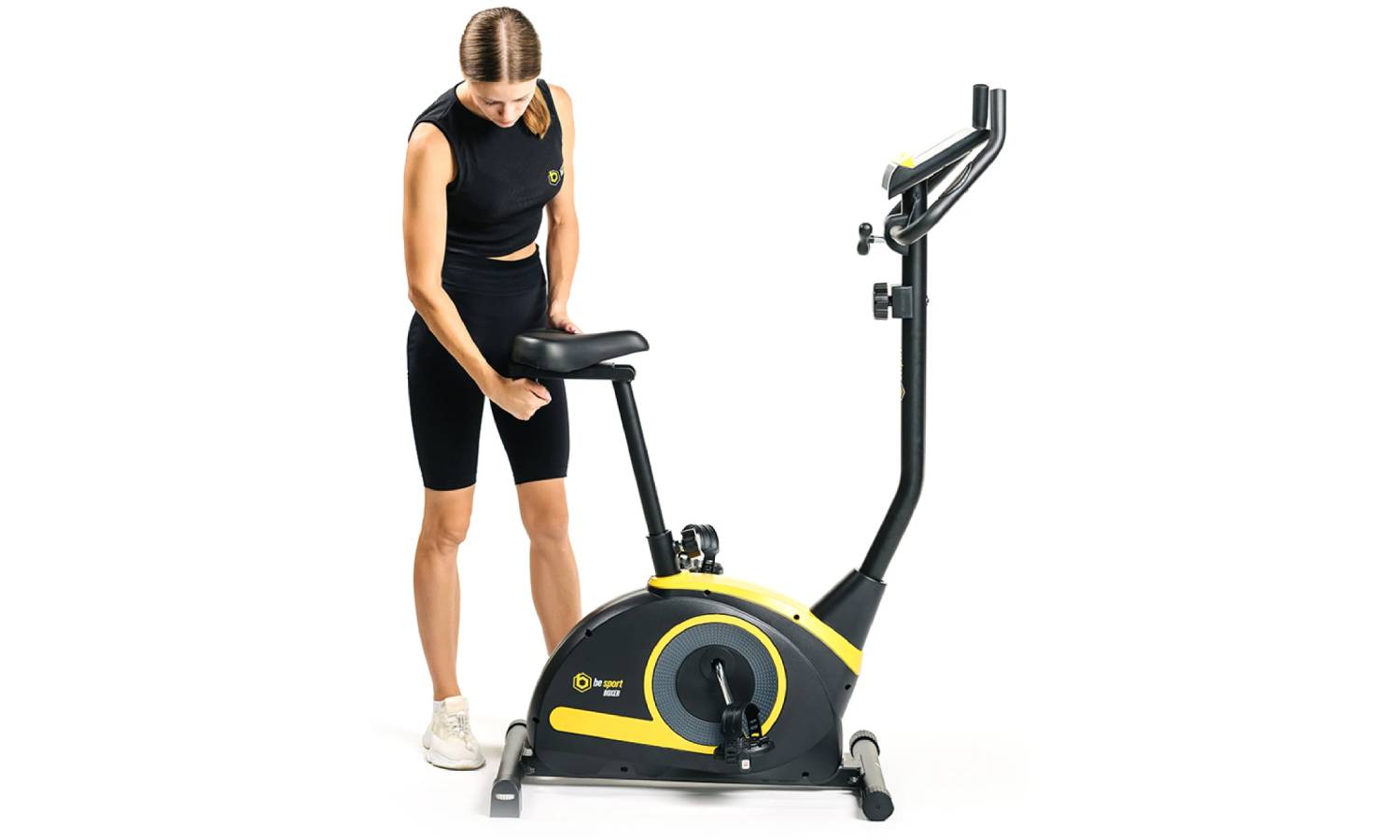 Велотренажер Besport BS-1040 BOXER магнитный черно-желтый 11