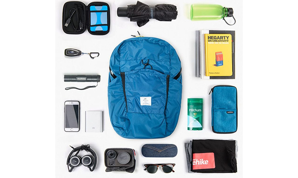 Рюкзак компактный Naturehike Ultralight NH17A017-B 22 л, синий 3