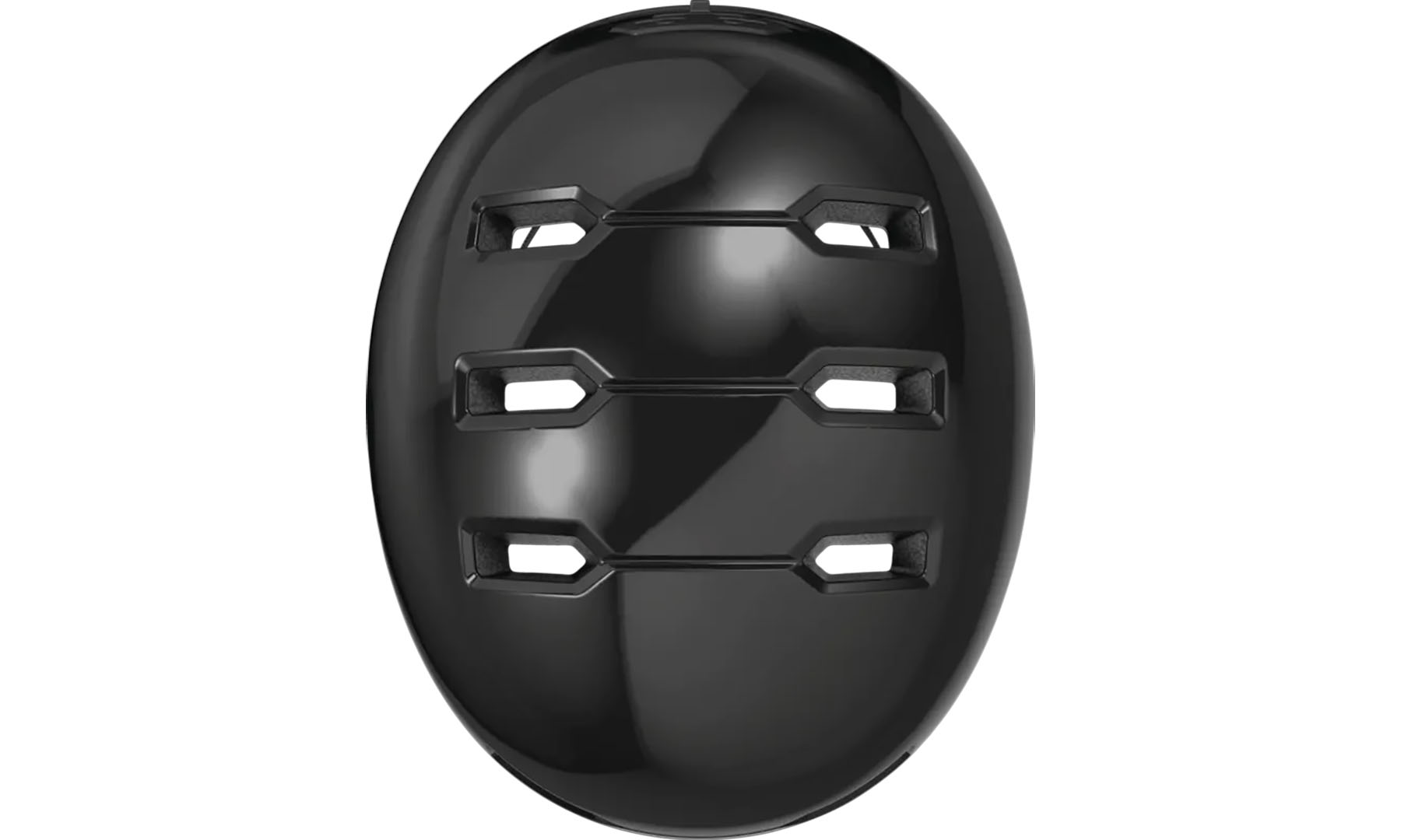 Велошлем детский ABUS SKURB KID shiny black, размер M (50-55 см), глянцевый черный 2