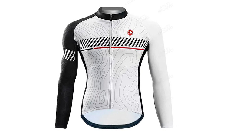 Велоджерси утеплённая Cycling Castelli v5, с флисом, размер 2XL 2 Велоджерси утеплённая Cycling Castelli v5, с флисом, размер 2XL 2