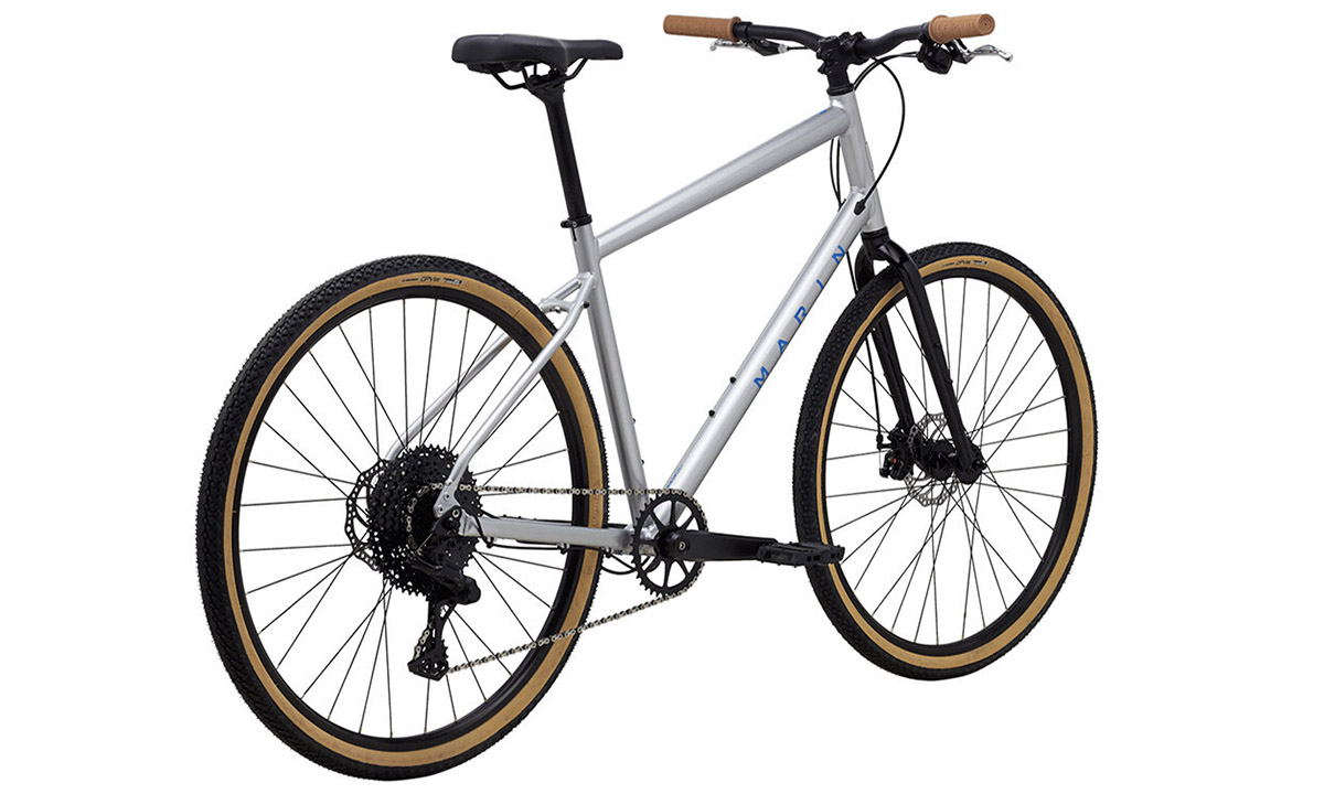 Фотография Велосипед Marin KENTFIELD 2, 28", рама XL, 2023 Gloss Black/Chrome 3