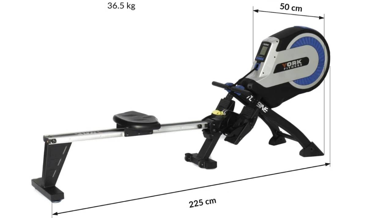 Гребний тренажер аеромагнітний York Fitness TURBINE 8