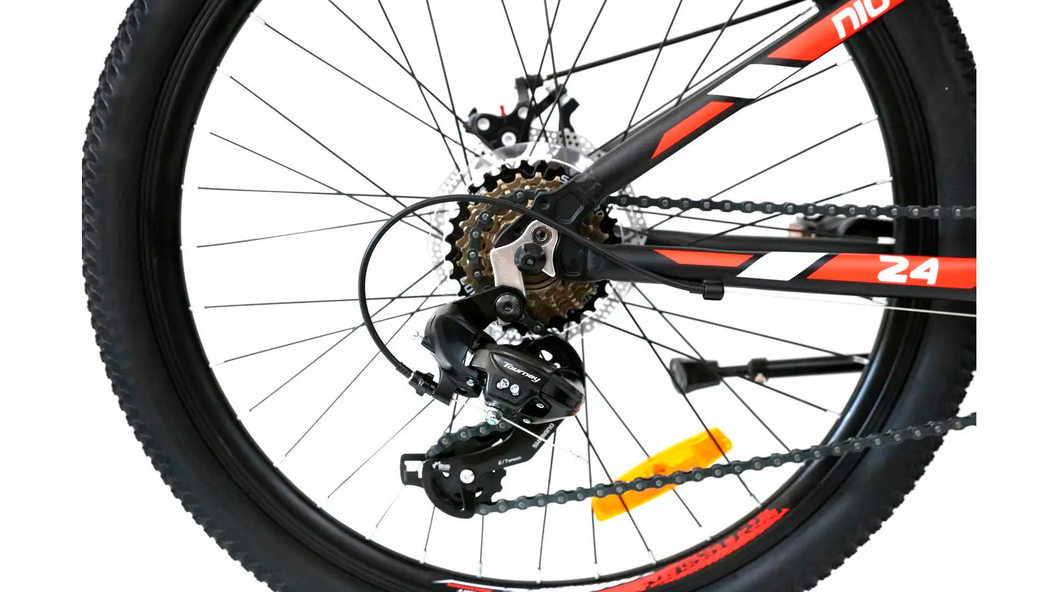 Фотография Велосипед Crosser Nio Stels 26" размер XXS рама 14 Черно-красный 2