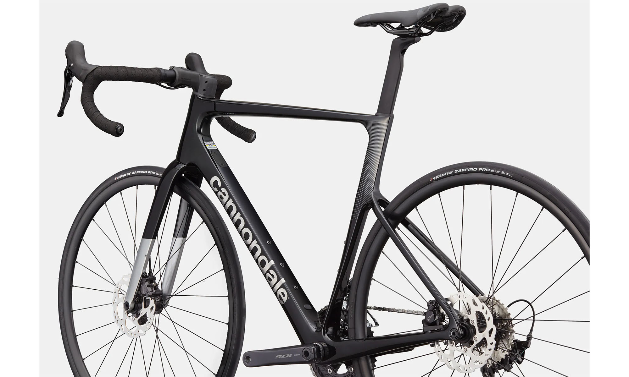 Фотографія Велосипед Cannondale SuperSix EVO Carbon 4, 28", розмір XL, рама 58см, 2025, чорний 5