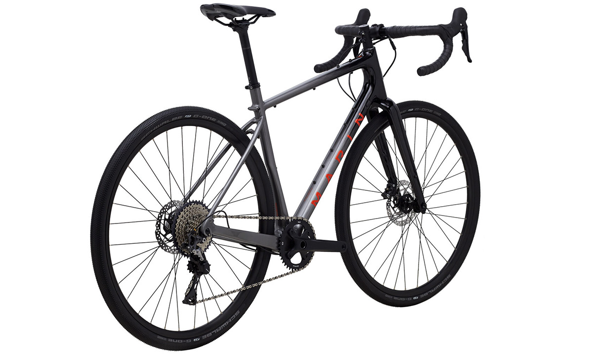Фотографія Велосипед Marin HEADLANDS 1 28" розмір S 2021 Чорно-сірий 5