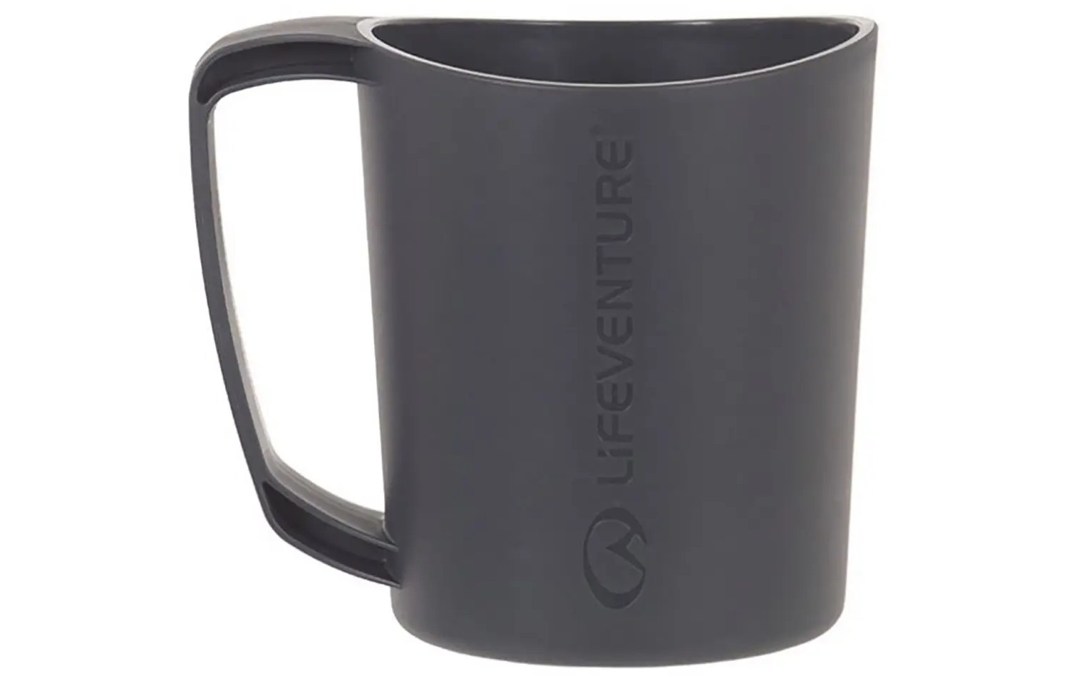 Кухоль туристичний Lifeventure Ellipse Big Mug graphite 2