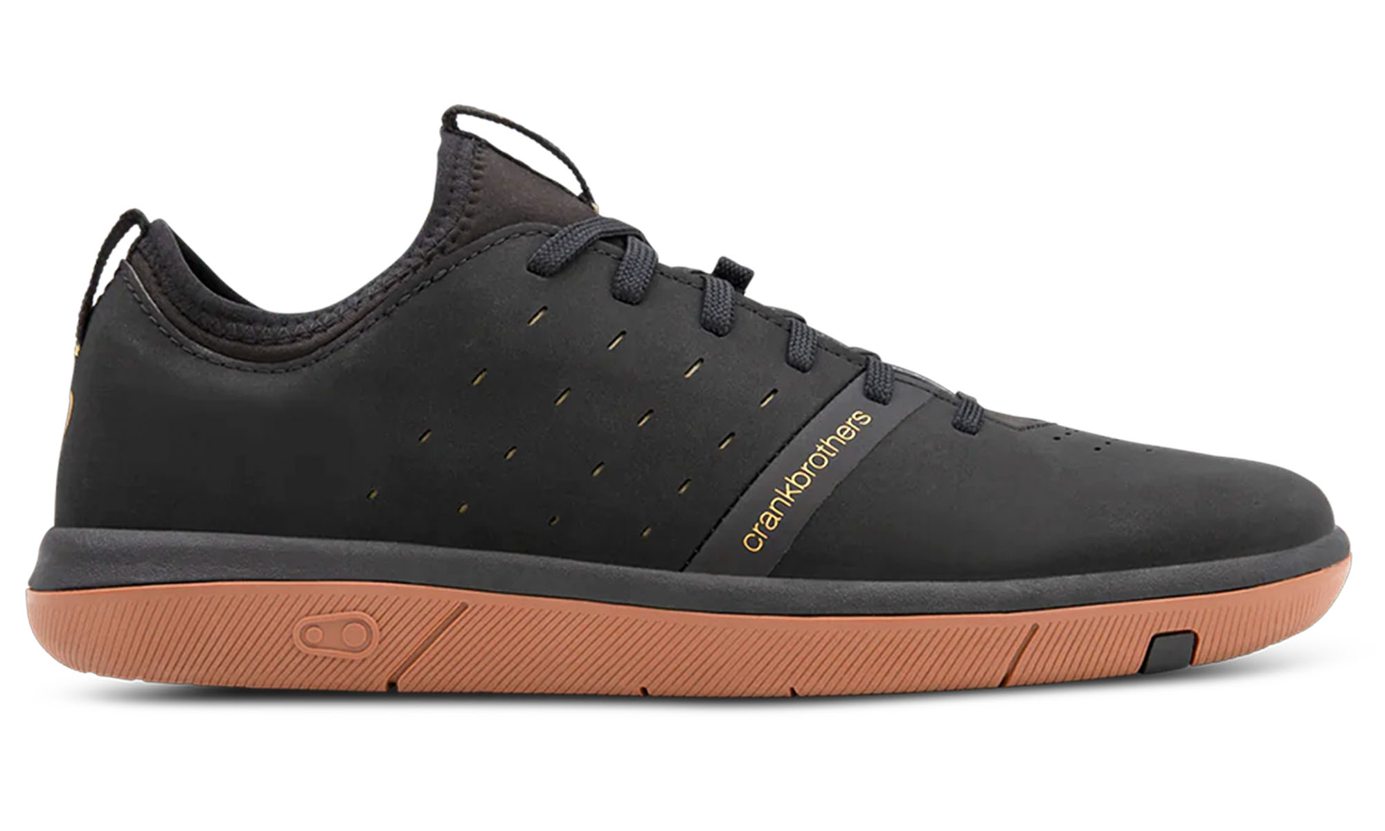 Велообувь CrankBrothers SHOES STAMP STREET BLACK / GOLD - GUM OUTSOLE FABIO WIBMER, размер 9.5 US (42.5-43 EU) 5