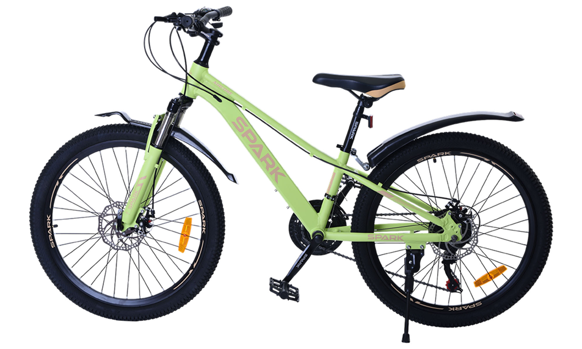 Велосипед SPARK AIRCORE 24", розмір XXS, рама 11", рік 2026, салатовий 2 Велосипед SPARK AIRCORE 24", розмір XXS, рама 11", рік 2026, салатовий 2