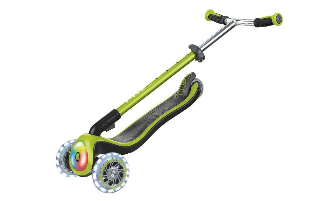 Самокат GLOBBER ELITE PRIME, зелений, колеса з підсвічуванням, 3+ 7