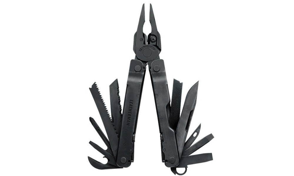 Фотография Мультиинструмент LEATHERMAN Super Tool 300 BLACK, чехол MOLLE (черн), картонная коробка 2