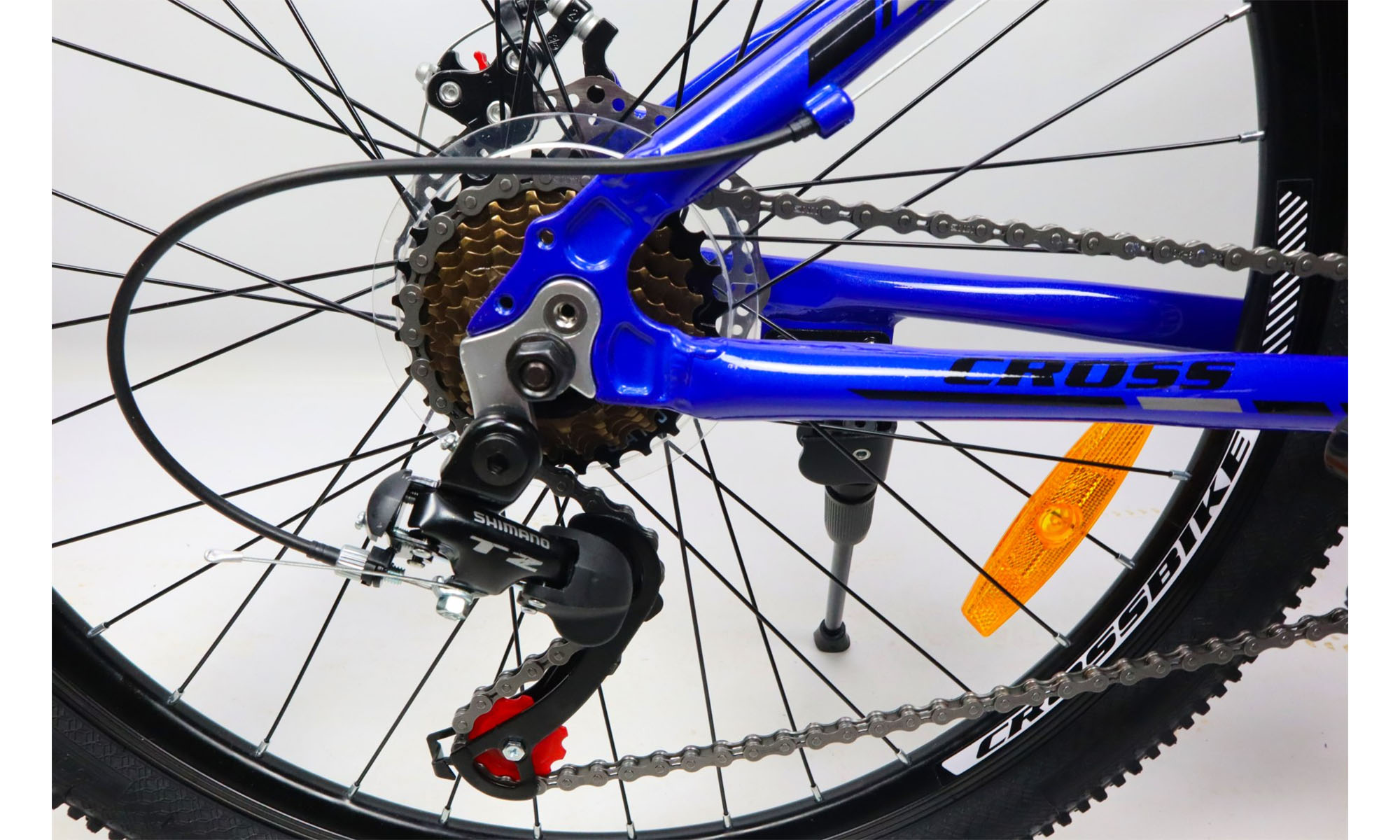 Велосипед Cross Hunter 26", розмір XS, рама 13", 2025, Синій 2