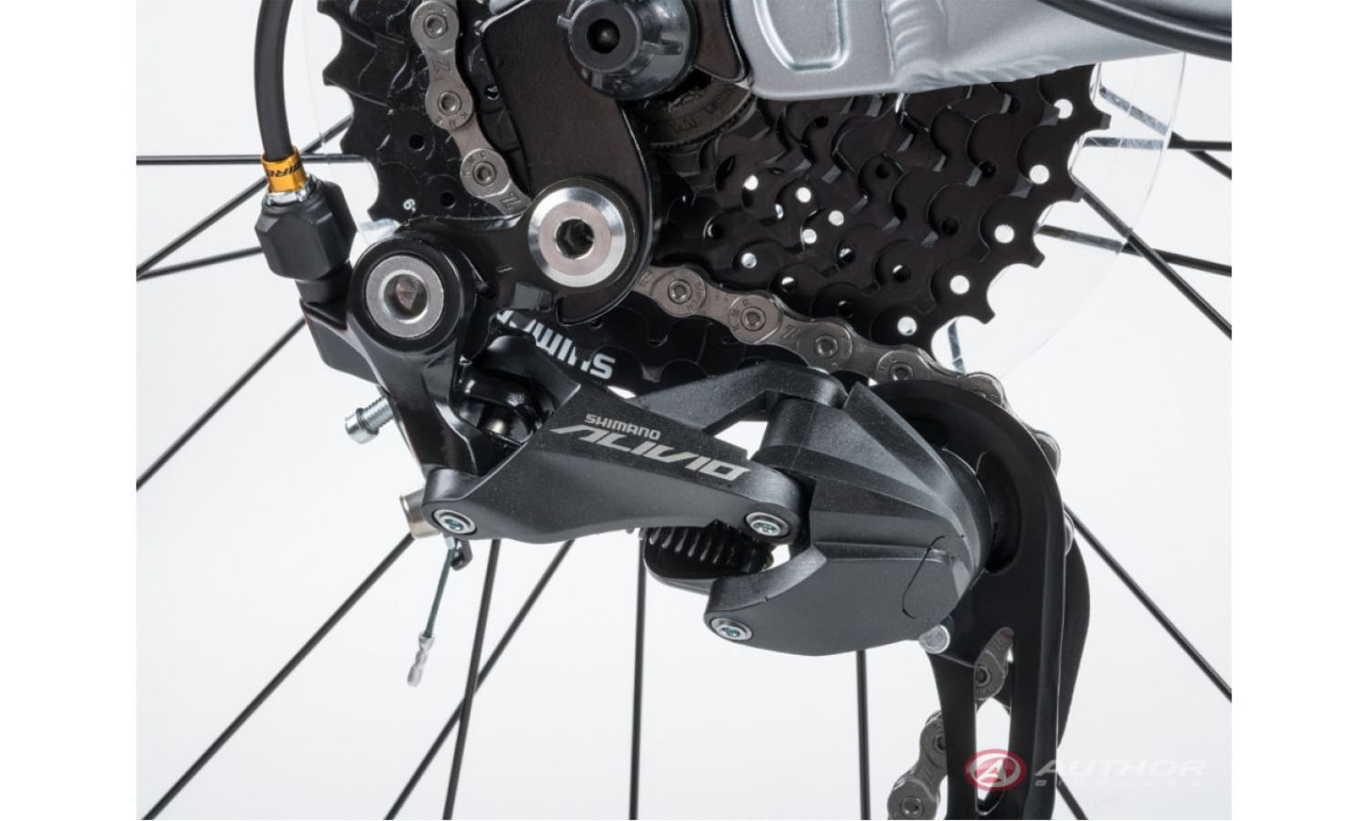 Велосипед AUTHOR Integra 28", рама 19", 2023, колір-сріблястий (ментоловий) // сріблястий 3