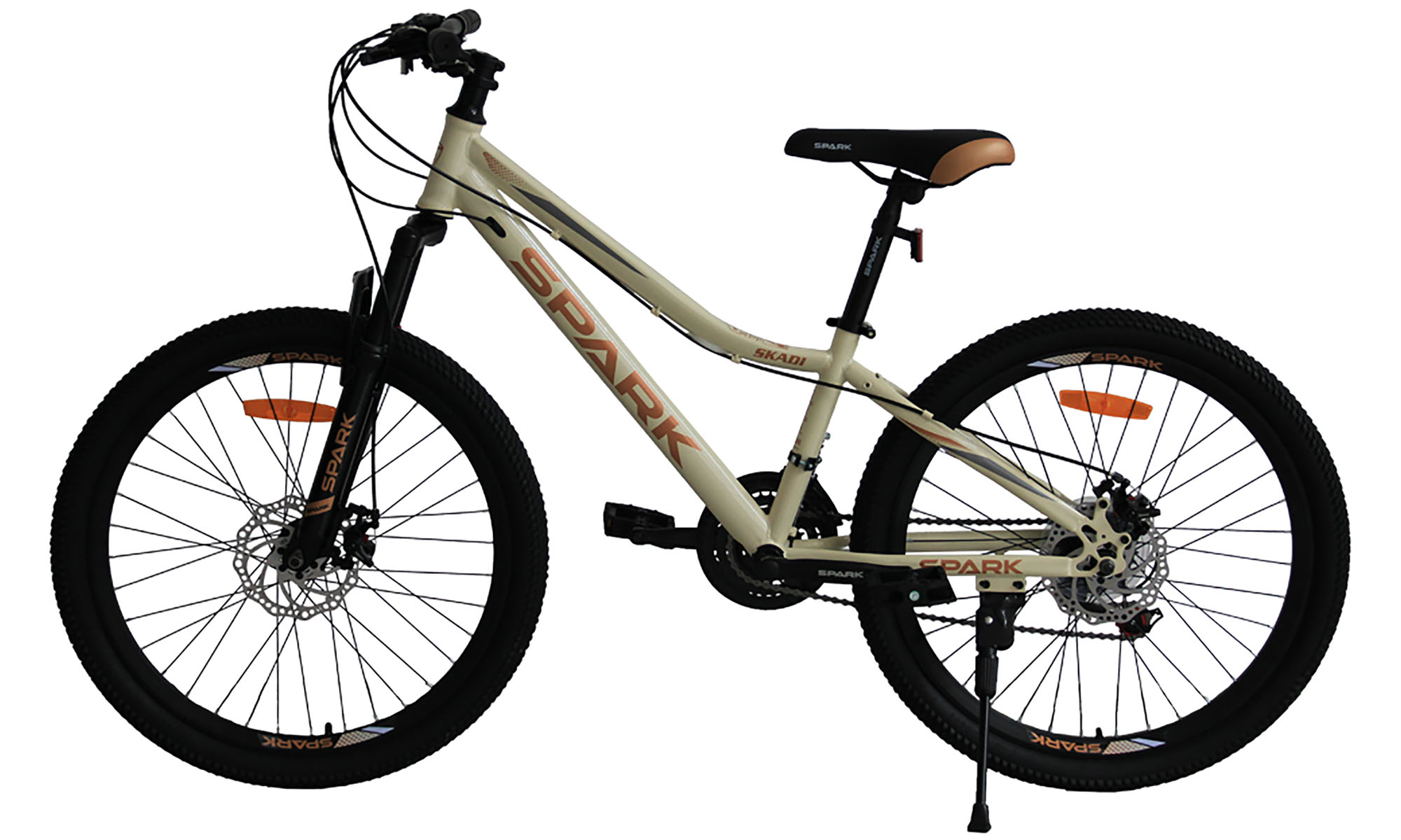Велосипед SPARK SKADI 24", размер XXS, рама12", год 2025, бежевый 2