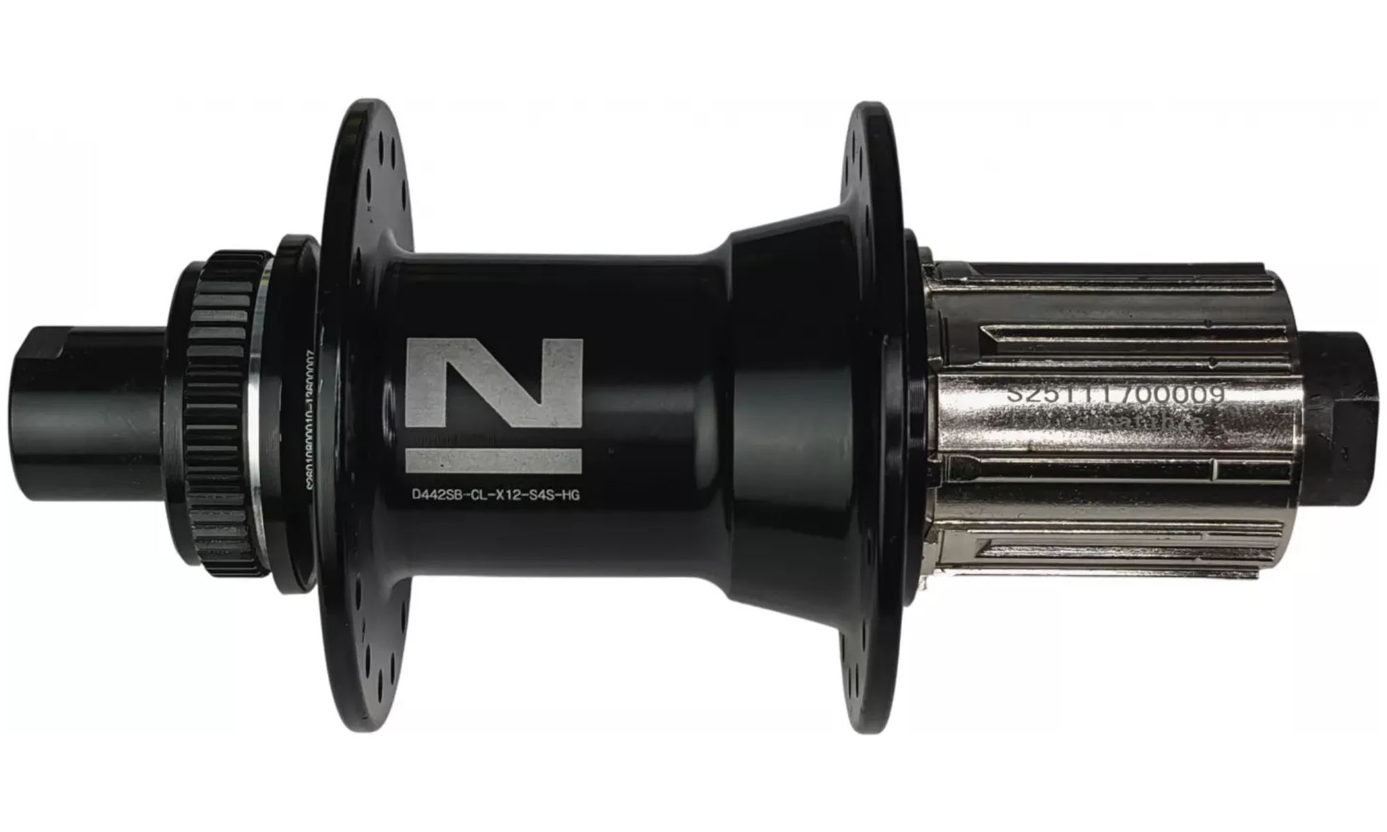 Втулка задняя Novatec D442SB-CL-X12-S4S-11S, 12x142, 32H, centerlock, HG11 