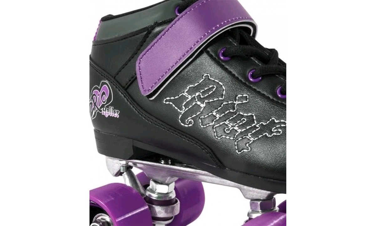 Ролики Rio Roller RIOT, размер 37 Черно-фиолетовый 2
