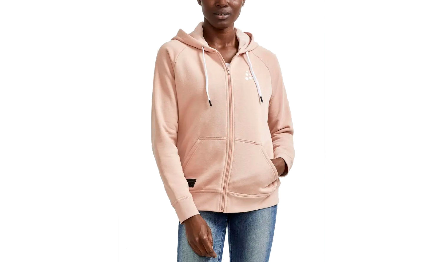Кофта Craft CORE Craft Zip Hood жіноча, розмір S, бежевий 5