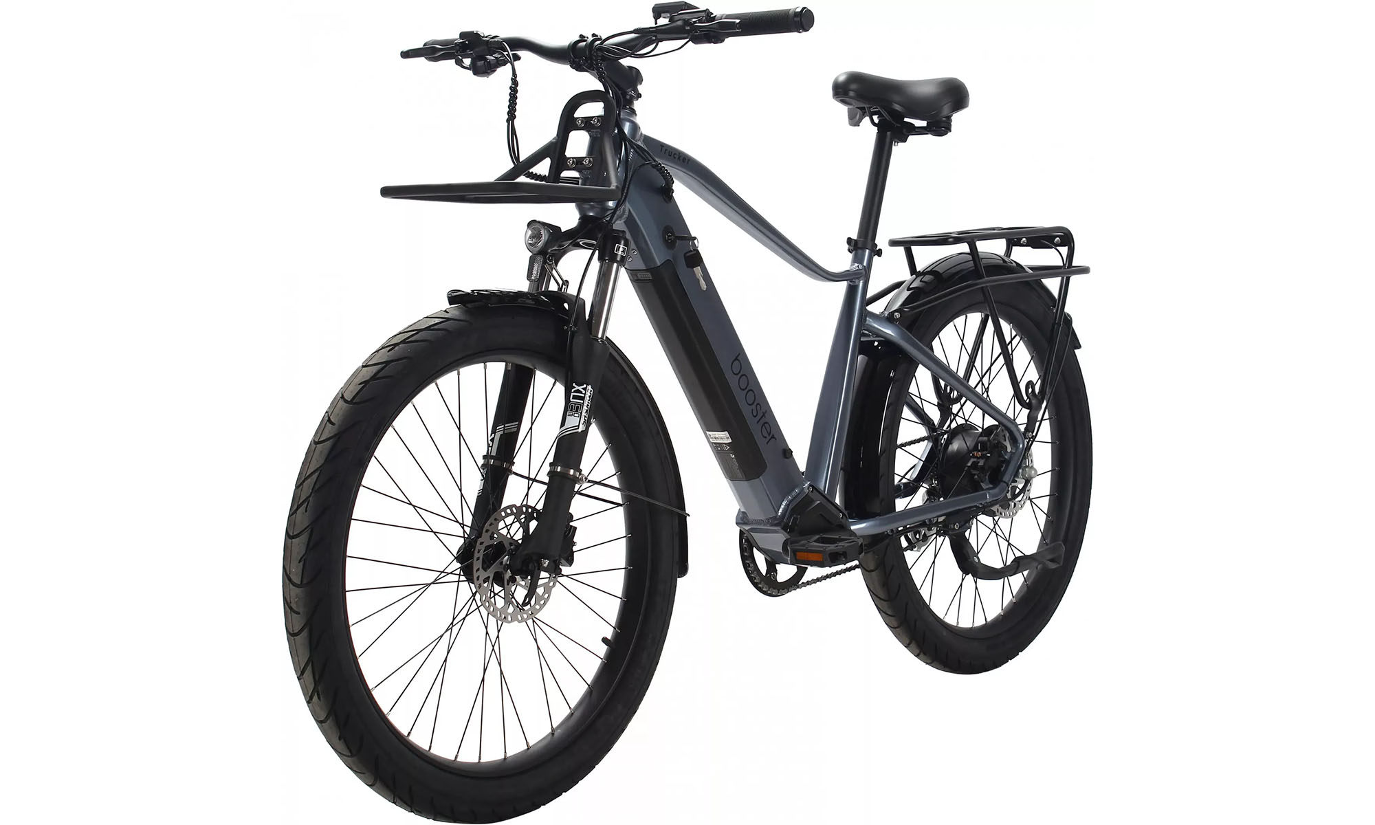 Електровелосипед Booster Trucker 27,5’’, розмір One size, 500W, сірий 2