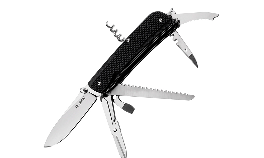 Фотография Многофункциональный нож Ruike Trekker LD42-B черный