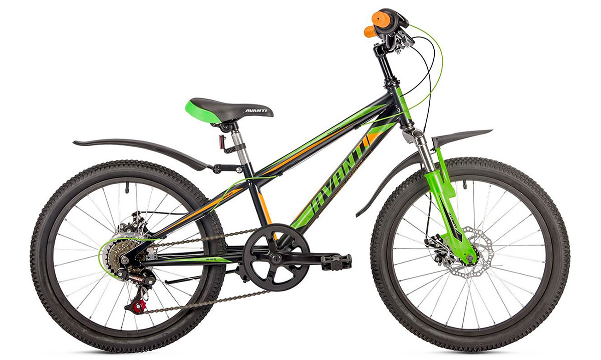 Фотографія Велосипед Avanti SUPER BOY DISK 20" (2020) 2020 Оранжево-зелений